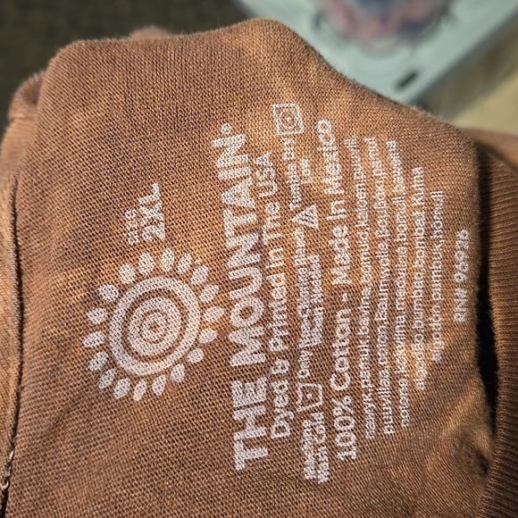 The Mountain Tiger Forrest Nature T Shirt Brown Tie Dye 2xl - Picture 10 of 10